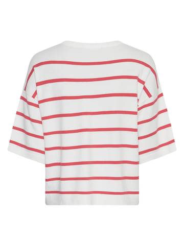 MOSS COPENHAGEN Koszulka w kolorze biało-czerwonym