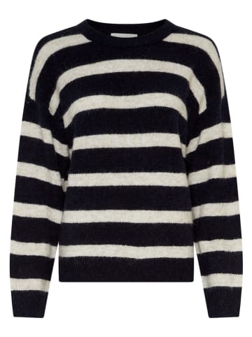 MOSS COPENHAGEN Pullover "Festina" in Schwarz/ Creme