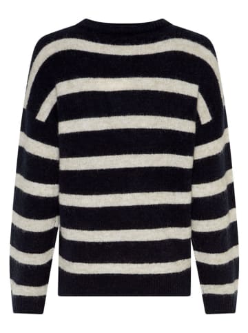 MOSS COPENHAGEN Pullover "Festina" in Schwarz/ Creme