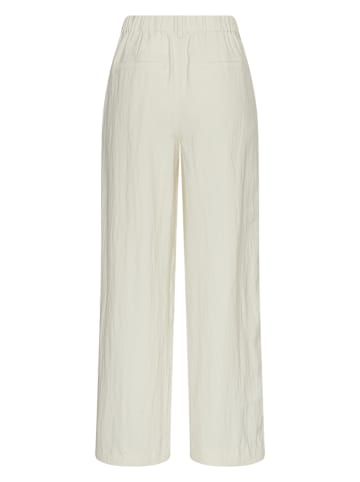 MOSS COPENHAGEN Spodnie w kolorze kremowym