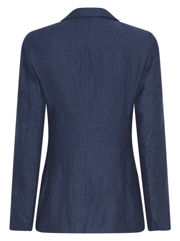 MOSS COPENHAGEN Leinen-Blazer in Dunkelblau