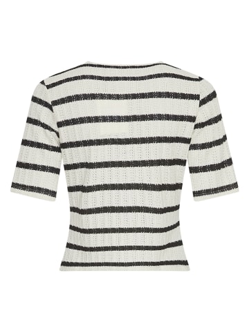 MOSS COPENHAGEN Bluse in Creme/ Schwarz