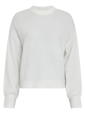 MOSS COPENHAGEN Sweter "Annamaja" w kolorze białym