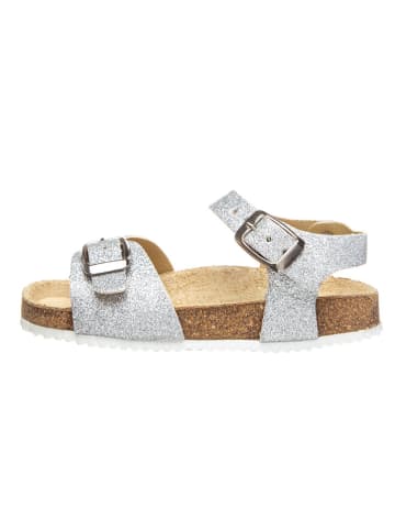 billowy Sandalen in Silber