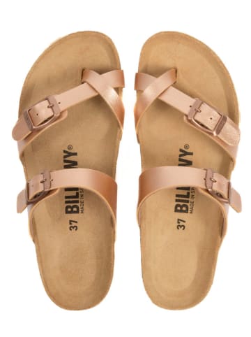 billowy Teenslippers roségoudkleurig