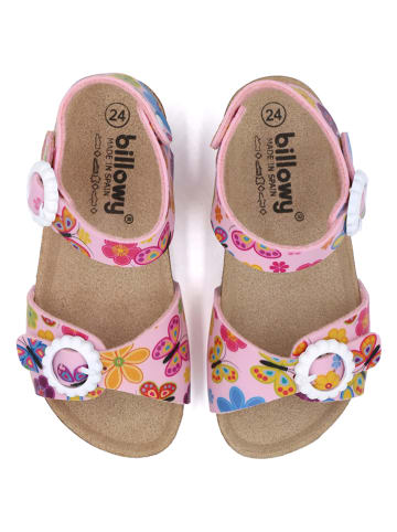 billowy Sandały w kolorze jasnoróżowym