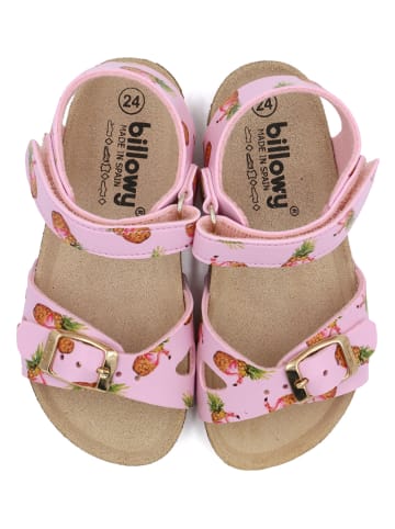 billowy Sandalen lichtroze