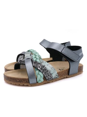 billowy Sandalen antraciet/zilverkleurig