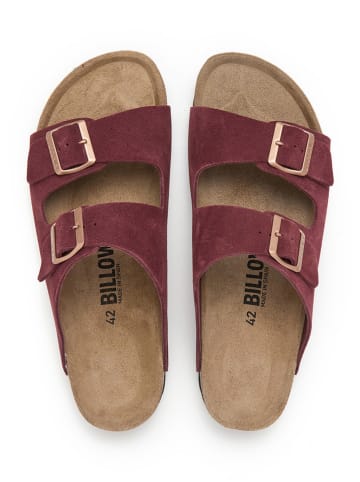 billowy Leren slippers rood