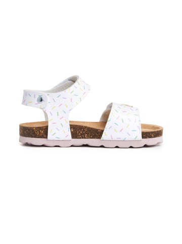 billowy Sandały w kolorze białym ze wzorem