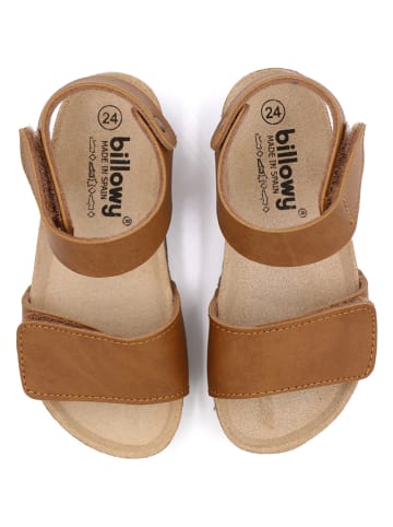 billowy Sandały w kolorze jasnobrązowym