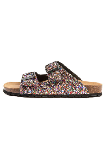 billowy Slippers zwart/meerkleurig