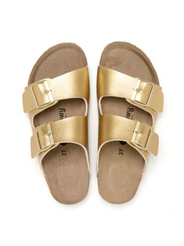 billowy Slippers goudkleurig