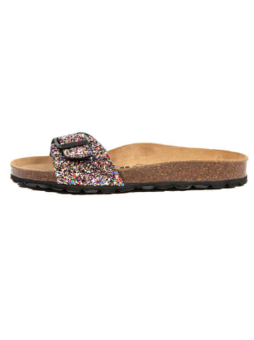 billowy Pantoletten in Bunt