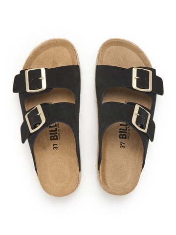 billowy Leren slippers zwart