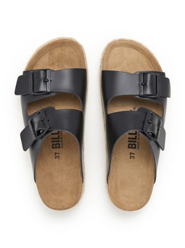 billowy Leren slippers zwart