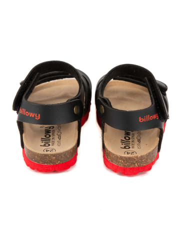 billowy Sandalen in Schwarz