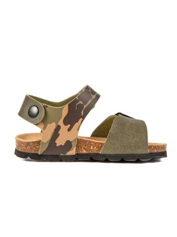 billowy Sandalen in Grün