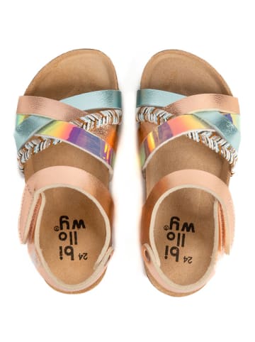 billowy Sandalen "Rosso" in Rosa