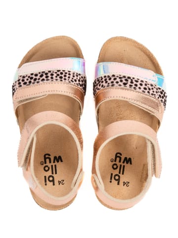 billowy Sandalen "Rosso" in Beige