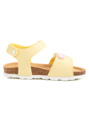 billowy Sandalen "Rosso" in Gelb