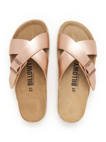 billowy Slippers zilverkleurig