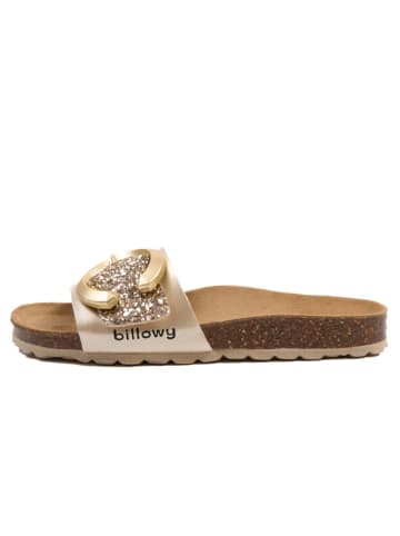 billowy Slippers goudkleurig