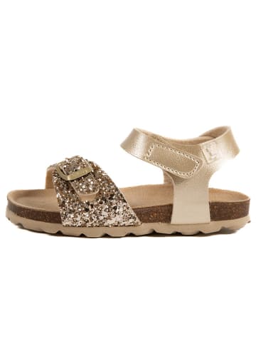 billowy Sandalen "Rosso" in Gold