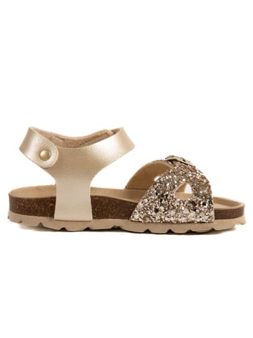 billowy Sandalen "Rosso" in Gold