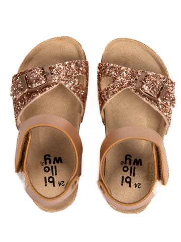 billowy Sandały "Rosso" w kolorze jasnobrązowym