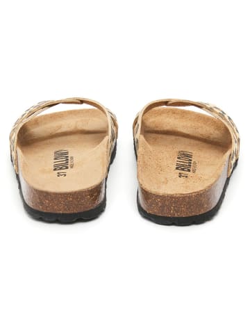 billowy Slippers bruin/beige