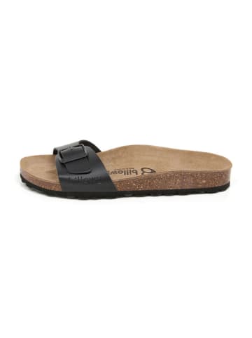 billowy Leren slippers zwart