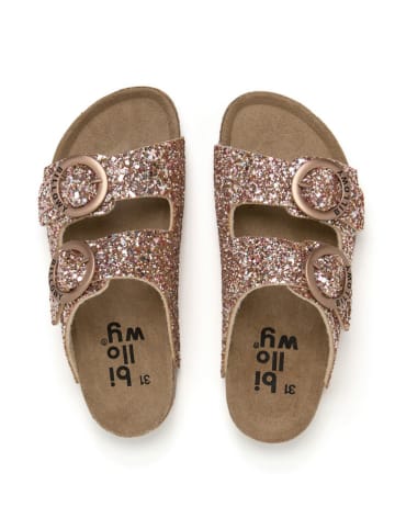 billowy Slippers goudkleurig