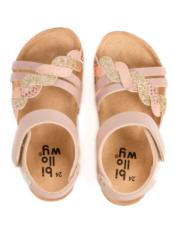 billowy Sandały "Rosso" w kolorze jasnoróżowym