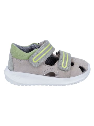 Richter Shoes Leder-Halbsandalen "Timmy" in Grau
