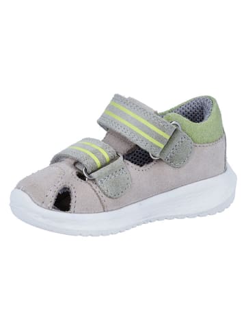 Richter Shoes Skórzane półsandały "Timmy" w kolorze zielonym