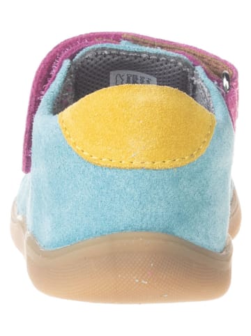Richter Shoes Leder-Halbsandalen "Samy" in Hellblau