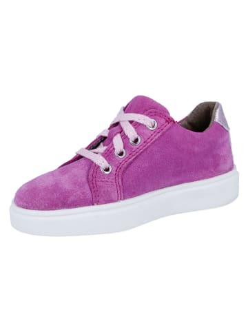 Richter Shoes Skórzane sneakersy "Flora" w kolorze fioletowym