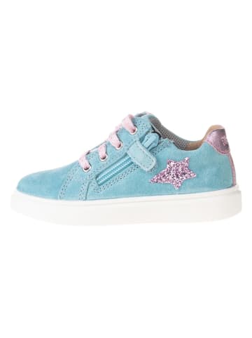 Richter Shoes Leder-Sneakers "Flora" in Hellblau