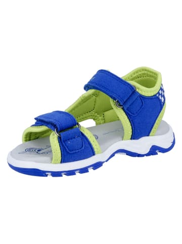 Richter Shoes Sandalen "Leon" in Blau/ Gelb