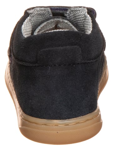 Richter Shoes Leder-Halbschuhe in Dunkelblau