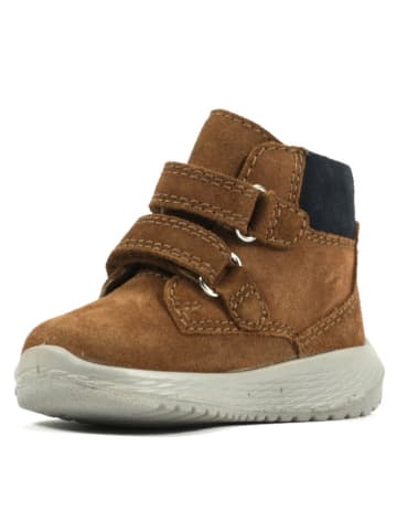 Richter Shoes Leder-Boots "Timmy" in Hellbraun