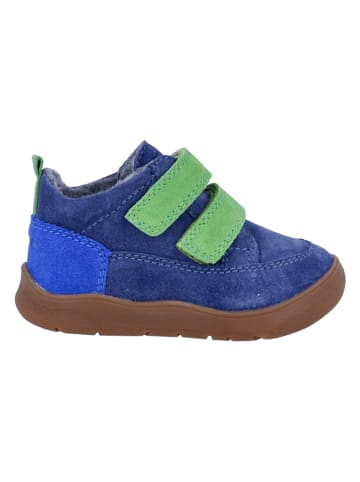Richter Shoes Leren barefootschoenen "Samy" blauw/groen
