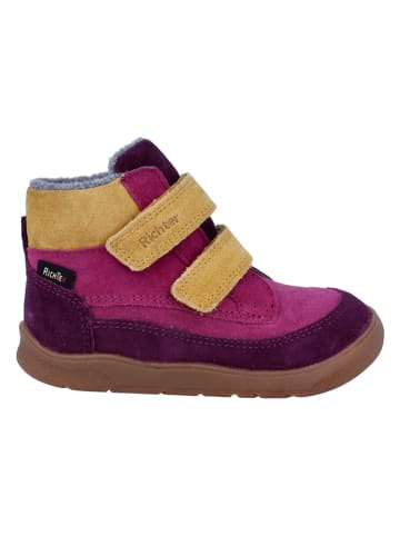 Richter Shoes Skórzane buty "Samy" w kolorze różowo-beżowym do chodzenia na boso