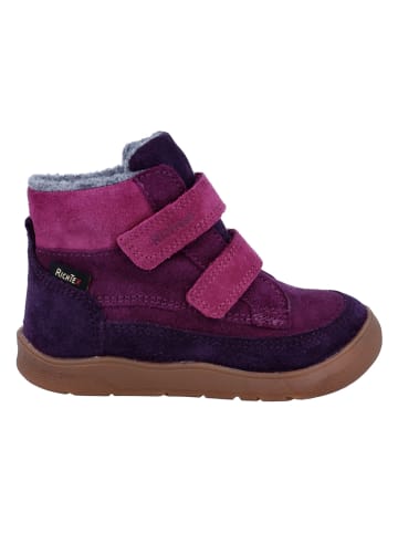 Richter Shoes Leren barefootschoenen "Samy" paars/roze