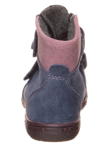 Richter Shoes Leren winterboots donkderblauw