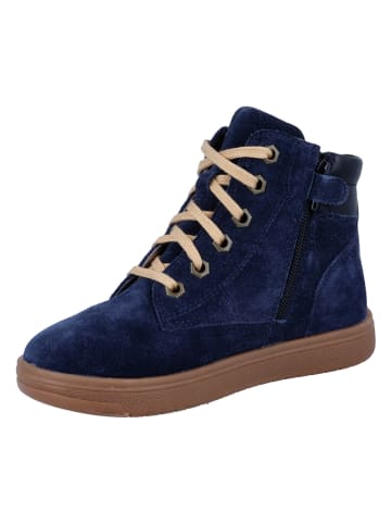 Richter Shoes Leren boots "1893" donkerblauw
