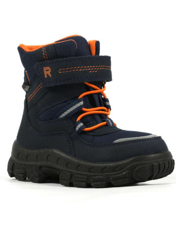 Richter Shoes Botki zimowe "Davos" w kolorze granatowym