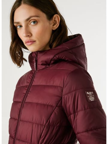 Pepe Jeans Steppjacke in Bordeaux