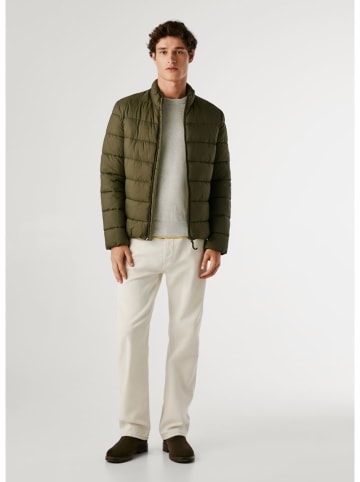 Pepe Jeans Doorgestikte jas kaki